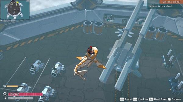 Futurion traversal gameplay.