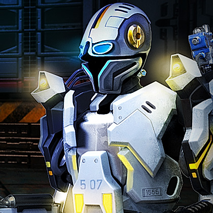 Mecha Titans game screen.